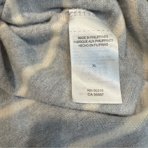 Lucky Brand Striped Long Sleeve Sweater in Gray and Cream - Picture 4 of 4